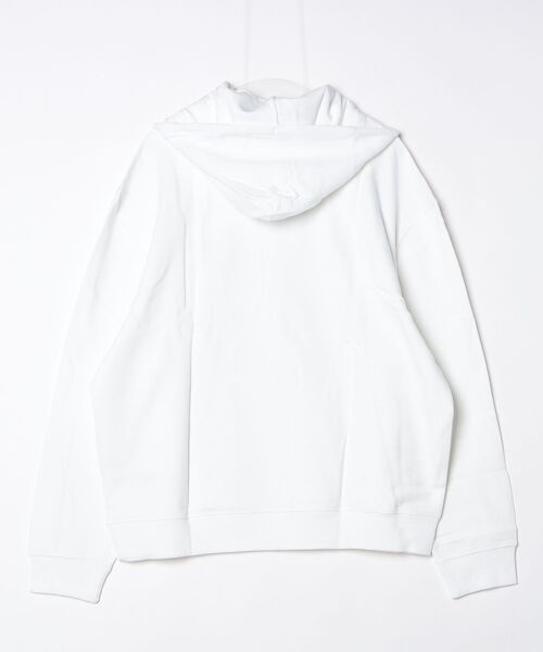Calvin Klein(カルバン・クライン)の「Calvin Klein カルバンクライン LS EU 350TERRY CKNY BOXGRAPHIC プルパーカー(パーカー・メンズ・ホワイト/ブラック・XL/L/M)」の4枚目の写真