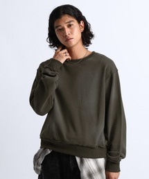 SPRAY PROCESSED COMPACT TERRY SWEATSHIRT/スプレー加工コンパクト裏毛スウェット