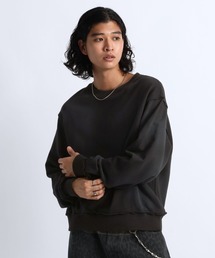 SPRAY PROCESSED COMPACT TERRY SWEATSHIRT/スプレー加工コンパクト裏毛スウェット