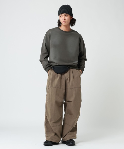 RAGEBLUE（レイジブルー）の「SPRAY PROCESSED COMPACT TERRY SWEATSHIRT/スプレー加工コンパクト裏毛スウェット（スウェット・メンズ・ブラック/グレー/ネイビー・MEDIUM/LARGE）」の18枚目の写真
