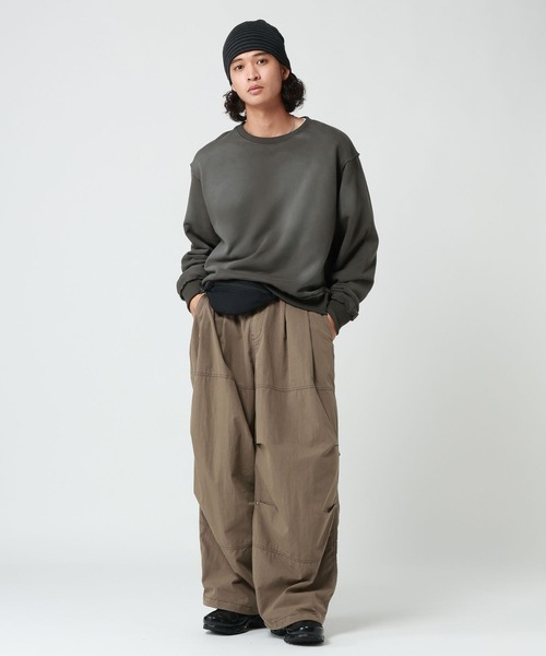 RAGEBLUE（レイジブルー）の「SPRAY PROCESSED COMPACT TERRY SWEATSHIRT/スプレー加工コンパクト裏毛スウェット（スウェット・メンズ・ブラック/グレー/ネイビー・MEDIUM/LARGE）」の20枚目の写真