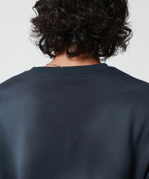 RAGEBLUE（レイジブルー）の「SPRAY PROCESSED COMPACT TERRY SWEATSHIRT/スプレー加工コンパクト裏毛スウェット（スウェット・メンズ・ブラック/グレー/ネイビー・MEDIUM/LARGE）」の15枚目の写真
