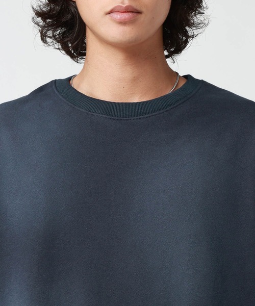 RAGEBLUE（レイジブルー）の「SPRAY PROCESSED COMPACT TERRY SWEATSHIRT/スプレー加工コンパクト裏毛スウェット（スウェット・メンズ・ブラック/グレー/ネイビー・MEDIUM/LARGE）」の16枚目の写真