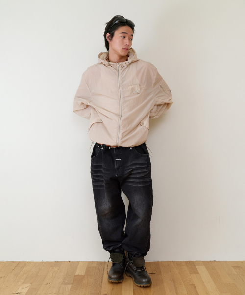 THEVINYLHOUSE(ザバイニルハウス)の「RIBSTOP SHEER WINDBREAKER BEIGE(ナイロンジャケット・メンズ・その他・SMALL/MEDIUM/LARGE)」の10枚目の写真