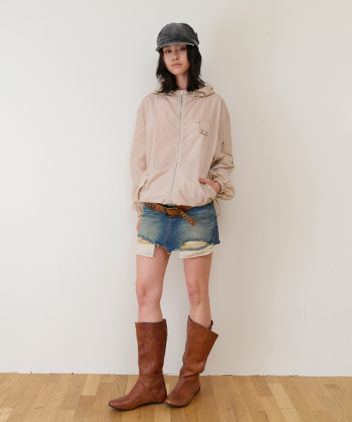 THEVINYLHOUSE(ザバイニルハウス)の「RIBSTOP SHEER WINDBREAKER BEIGE(ナイロンジャケット・メンズ・その他・SMALL/MEDIUM/LARGE)」の12枚目の写真