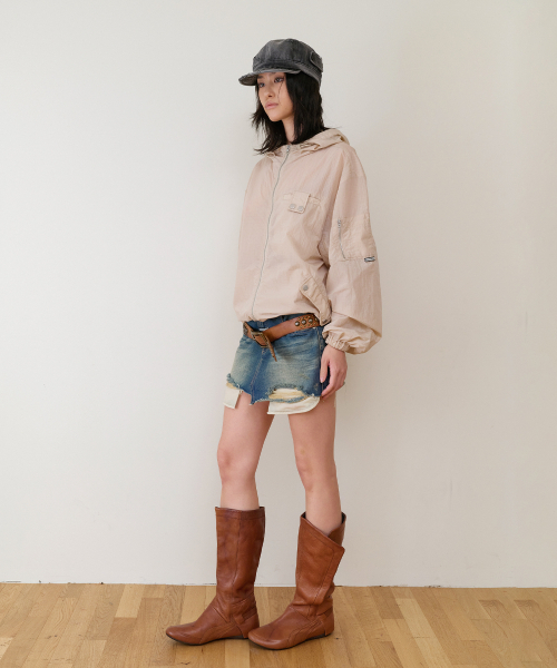 THEVINYLHOUSE(ザバイニルハウス)の「RIBSTOP SHEER WINDBREAKER BEIGE(ナイロンジャケット・メンズ・その他・SMALL/MEDIUM/LARGE)」の13枚目の写真
