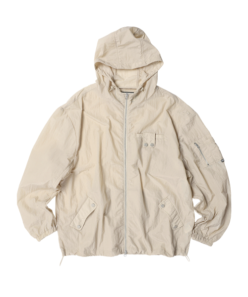 THEVINYLHOUSE(ザバイニルハウス)の「RIBSTOP SHEER WINDBREAKER BEIGE(ナイロンジャケット・メンズ・その他・SMALL/MEDIUM/LARGE)」の14枚目の写真