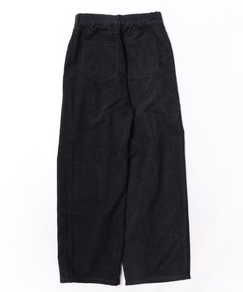 LARUTA(ラルータ)の「【LARUTA】ベロアデニムタックワイドパンツ(その他パンツ・レディース・ネイビー/アイボリー/ブラウン・FREE)」の4枚目の写真