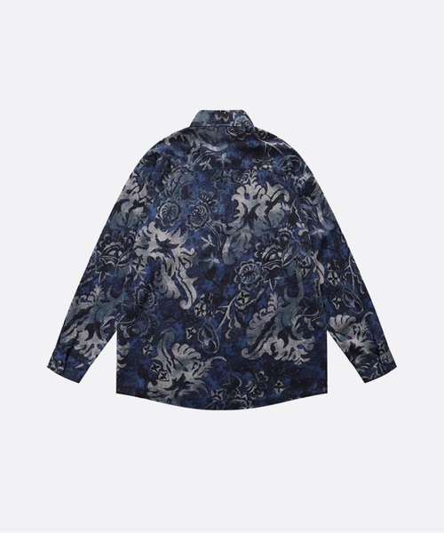U:UME（ユーム）の「Vintage Baroque Floral Shirt（シャツ/ブラウス・メンズ・ブルー・X-LARGE/LARGE/MEDIUM/SMALL）」の2枚目の写真