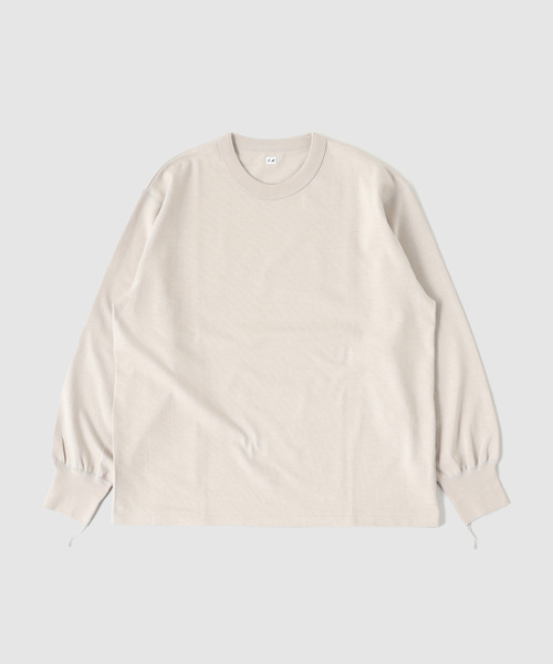 Ets.MATERIAUX(マテリオ)の「ETS.MATERIAUX(マテリオ)GOKU JUKU TENJIKU L/S(Tシャツ/カットソー・メンズ・ベージュ/チャコールグレー/ホワイト/ブラック・2/3)」の4枚目の写真