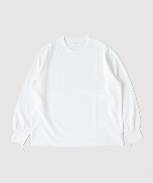 Ets.MATERIAUX(マテリオ)の「ETS.MATERIAUX(マテリオ)GOKU JUKU TENJIKU L/S(Tシャツ/カットソー・メンズ・ベージュ/チャコールグレー/ホワイト/ブラック・2/3)」の2枚目の写真