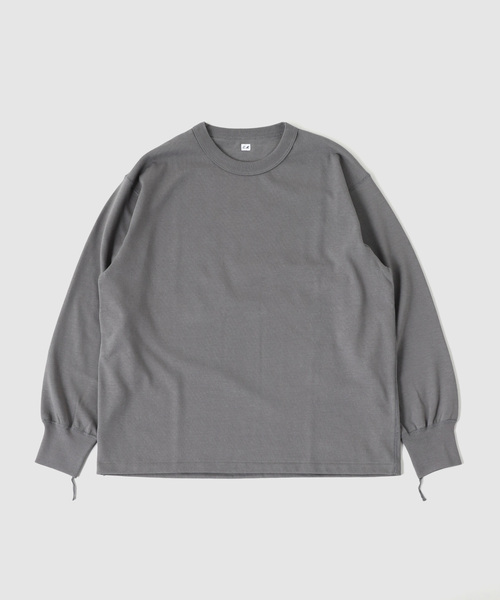 Ets.MATERIAUX(マテリオ)の「ETS.MATERIAUX(マテリオ)GOKU JUKU TENJIKU L/S(Tシャツ/カットソー・メンズ・ベージュ/チャコールグレー/ホワイト/ブラック・2/3)」の3枚目の写真