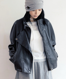 Eden Crop Rider Jacket_Black