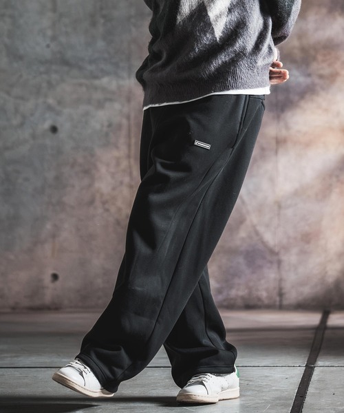 GLIMCLAP(グリムクラップ)の「mp15500-Bonded-Boa Sweat Wide-Straight Pants スウェットパンツ(212-055-gla-cg)(スウェットパンツ・メンズ・ブラック×グレー/グレー系その他/ミックスグレー/ブラック・S/L/M)」の7枚目の写真