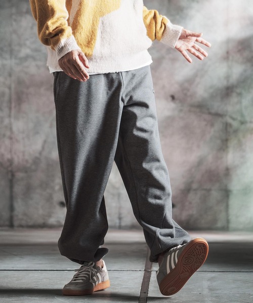 GLIMCLAP(グリムクラップ)の「mp15500-Bonded-Boa Sweat Wide-Straight Pants スウェットパンツ(212-055-gla-cg)(スウェットパンツ・メンズ・ブラック×グレー/グレー系その他/ミックスグレー/ブラック・S/L/M)」の18枚目の写真