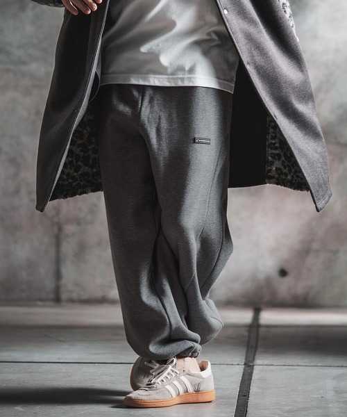 GLIMCLAP(グリムクラップ)の「mp15500-Bonded-Boa Sweat Wide-Straight Pants スウェットパンツ(212-055-gla-cg)(スウェットパンツ・メンズ・ブラック×グレー/グレー系その他/ミックスグレー/ブラック・S/L/M)」の19枚目の写真
