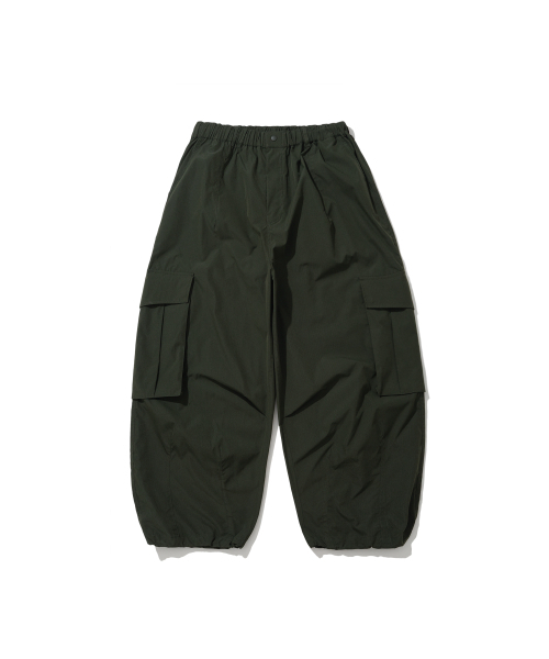 ANGLAN(アングラン)の「Ripstop Snap Cargo Balloon Pants - Khaki(その他パンツ・メンズ・その他・1/02)」の1枚目の写真