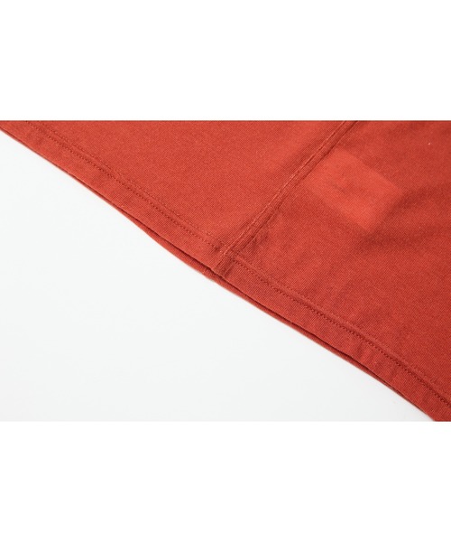 tageechita(タジチタ)の「【tageechita】フリルネック カシミヤ混シアーカットソー(Tシャツ/カットソー・レディース・レッド/ブラウン・L/M/S)」の5枚目の写真