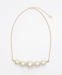 N.（N. Natural Beauty Basic） | ボリュームコットンパールネックレス(ネックレス)