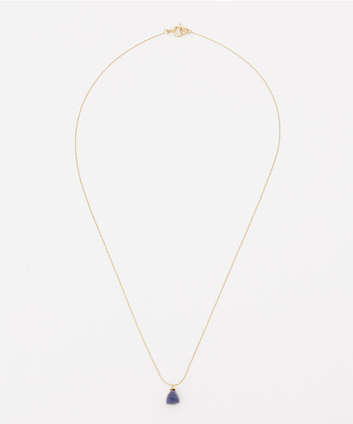 岩座 IWAKURA(イワクラ)の「【岩座】三角石ネックレス(ネックレス・レディース・ブルー/アッシュ/クリア/ダークブルー/オレンジ・FREE)」の6枚目の写真