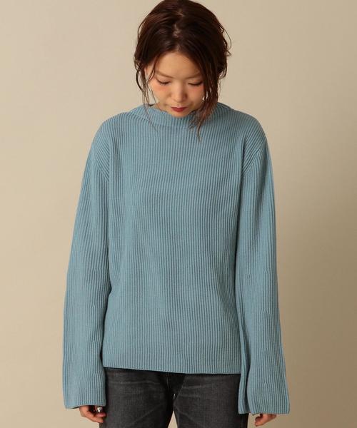 Another Edition(アナザーエディション)の「【WEB店舗限定】リブ袖フレアニットプルオーバー/ aeBFC RIB ソデフレア PO◆(ニット/セーター・レディース・オフホワイト/ブラック/ライトブルー/オレンジ系その他・フリー)」の15枚目の写真