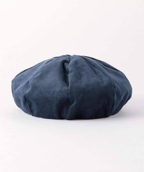 coen（コーエン）の「コーデュロイベレー（ハンチング/ベレー帽・レディース・ベージュ/ネイビー・FREE）」の5枚目の写真
