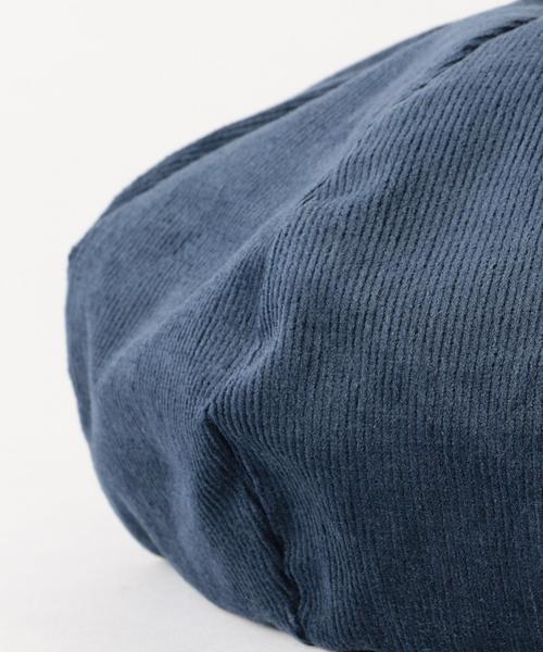 coen（コーエン）の「コーデュロイベレー（ハンチング/ベレー帽・レディース・ベージュ/ネイビー・FREE）」の6枚目の写真