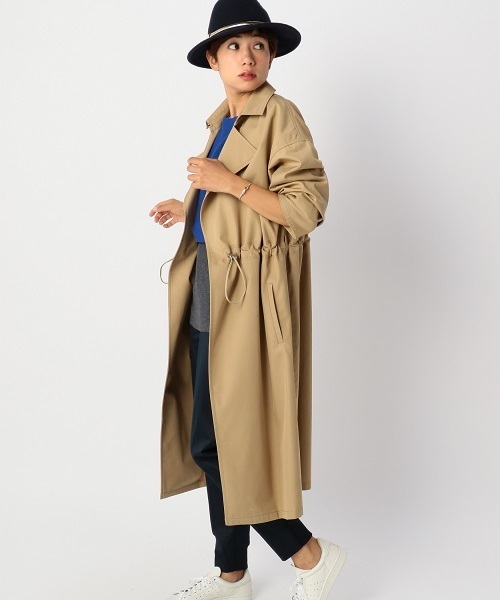 J'studio（ジェイストゥディオ）の「【一ツ山佳子コラボ】トレンチモッズコート（トレンチコート・レディース・ベージュ/ブラック・9号）」の10枚目の写真