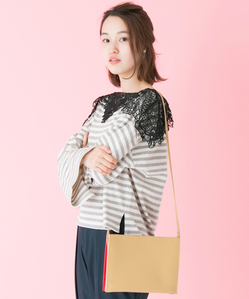 Urban Research アーバンリサーチ の レース衿セットボーダープルオーバー Tシャツ カットソー Wear