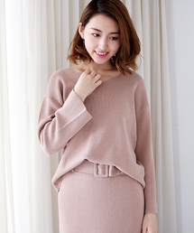 N.（N. Natural Beauty Basic） | ミラノリブセットアップトップス【セットアップ対応商品】(ニット/セーター)