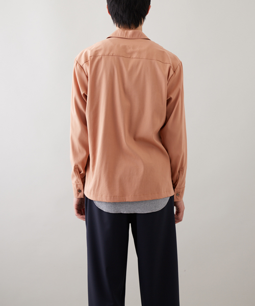 STUDIOUS（ステュディオス）の「テンセルオープンカラーシャツ（シャツ/ブラウス・メンズ・ピンク/サックスブルー/ブラック・2/3/1）」の18枚目の写真