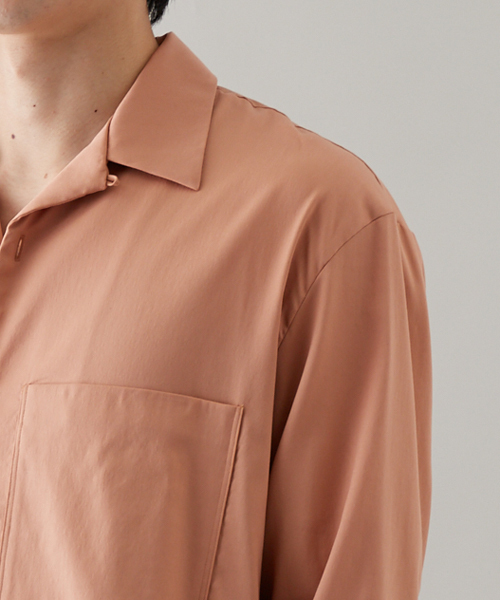 STUDIOUS（ステュディオス）の「テンセルオープンカラーシャツ（シャツ/ブラウス・メンズ・ピンク/サックスブルー/ブラック・2/3/1）」の20枚目の写真