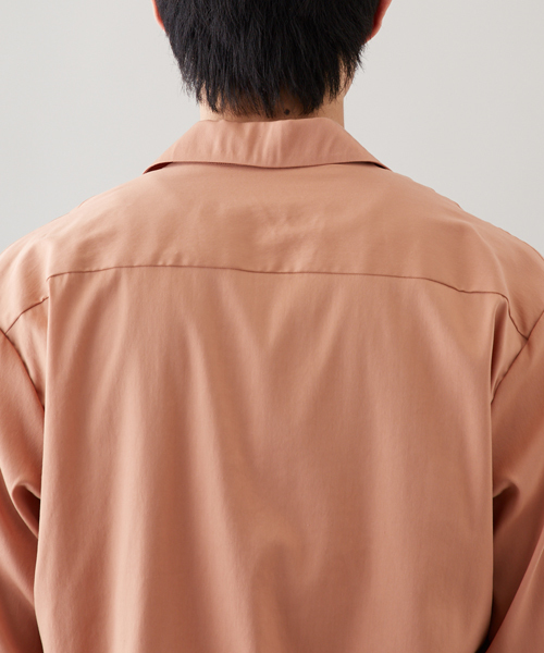 STUDIOUS（ステュディオス）の「テンセルオープンカラーシャツ（シャツ/ブラウス・メンズ・ピンク/サックスブルー/ブラック・2/3/1）」の21枚目の写真