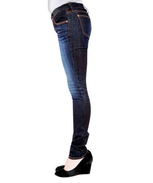 X-girl（エックスガール）の「JOHNNY JEAN（デニムパンツ・レディース・ダークインディゴブルー・24inch/25inch/26inch/27inch）」の3枚目の写真