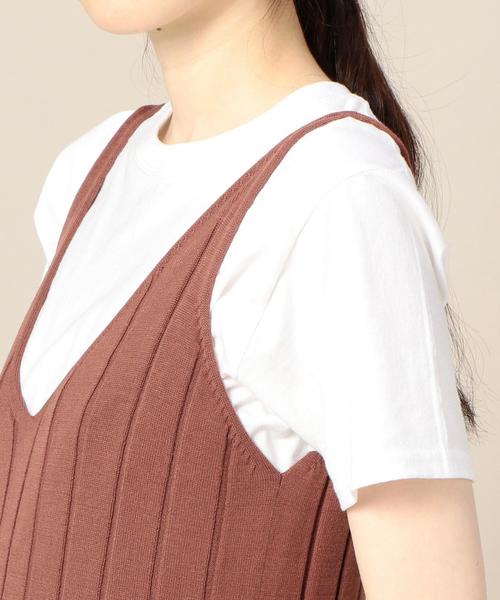 BEAUTY&YOUTH UNITED ARROWS（ビューティーアンドユースユナイテッドアローズ）の「BY ニットキャミソールワンピース ◆（ワンピース・レディース・ブラック/ブラウン・FREE）」の8枚目の写真