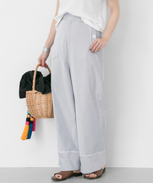 URBAN RESEARCH | UR サッカーストライプワイドパンツ(その他パンツ)