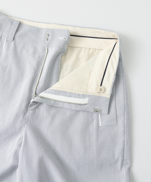 URBAN RESEARCH（アーバンリサーチ）の「サッカーストライプワイドパンツ（その他パンツ・レディース・ベージュ/ブルー・36/38）」の16枚目の写真