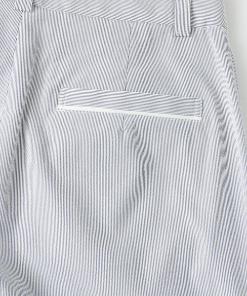 URBAN RESEARCH（アーバンリサーチ）の「サッカーストライプワイドパンツ（その他パンツ・レディース・ベージュ/ブルー・36/38）」の10枚目の写真