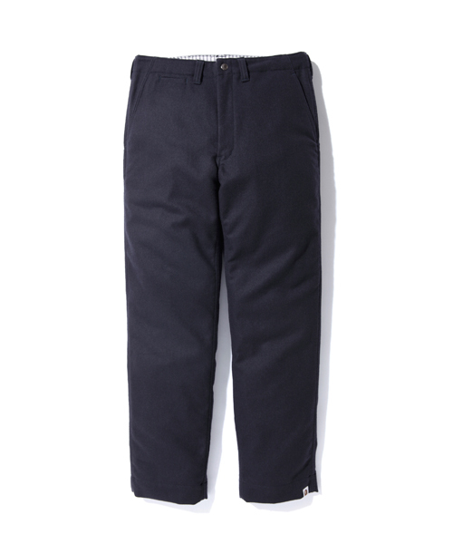 A BATHING APE(アベイシングエイプ)の「WOOL PANTS(スラックス・メンズ・グレー/ネイビー・X-LARGE/SMALL/LARGE/MEDIUM)」の1枚目の写真