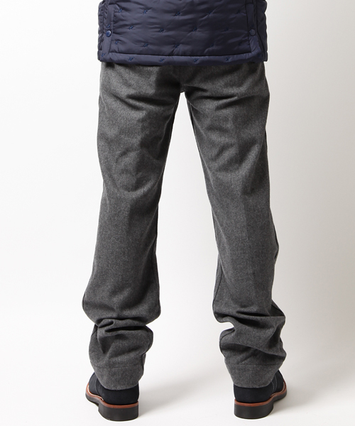 A BATHING APE(アベイシングエイプ)の「WOOL PANTS(スラックス・メンズ・グレー/ネイビー・X-LARGE/SMALL/LARGE/MEDIUM)」の4枚目の写真