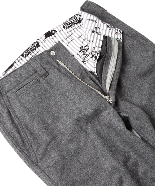 A BATHING APE(アベイシングエイプ)の「WOOL PANTS(スラックス・メンズ・グレー/ネイビー・X-LARGE/SMALL/LARGE/MEDIUM)」の6枚目の写真