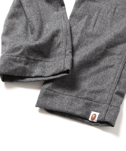 A BATHING APE(アベイシングエイプ)の「WOOL PANTS(スラックス・メンズ・グレー/ネイビー・X-LARGE/SMALL/LARGE/MEDIUM)」の8枚目の写真