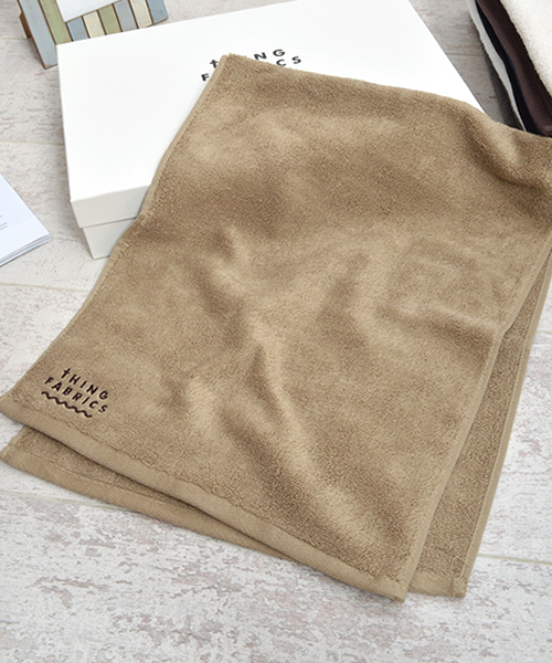 ROOPTOKYO(ループトウキョウ)の「tHING FABRICS/シングファブリックス 今治 フェイスタオル(フェイスタオル)」|カーキ