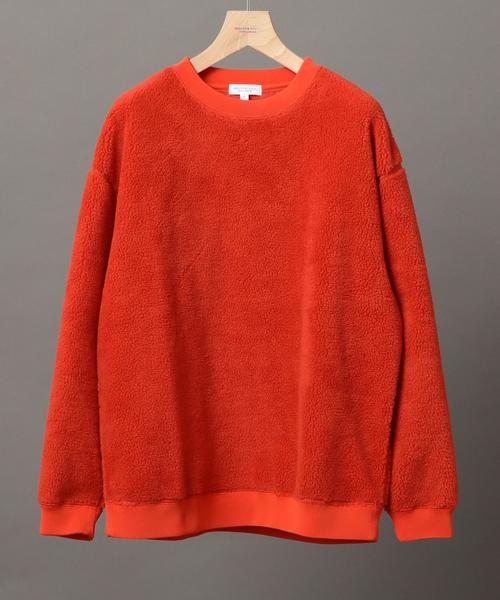 BEAUTY&YOUTH UNITED ARROWS（ビューティーアンドユースユナイテッドアローズ）の「BY ウォッシャブル ボア スウェット ◆（スウェット・メンズ・オフホワイト/オリーブ/ロイヤルブルー/オレンジ/ネイビー/ダークグレー/ベージュ・SMALL/X-LARGE/LARGE/MEDIUM）」の7枚目の写真