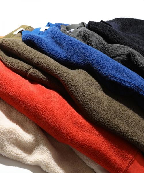 BEAUTY&YOUTH UNITED ARROWS（ビューティーアンドユースユナイテッドアローズ）の「BY ウォッシャブル ボア スウェット ◆（スウェット・メンズ・オフホワイト/オリーブ/ロイヤルブルー/オレンジ/ネイビー/ダークグレー/ベージュ・SMALL/X-LARGE/LARGE/MEDIUM）」の11枚目の写真