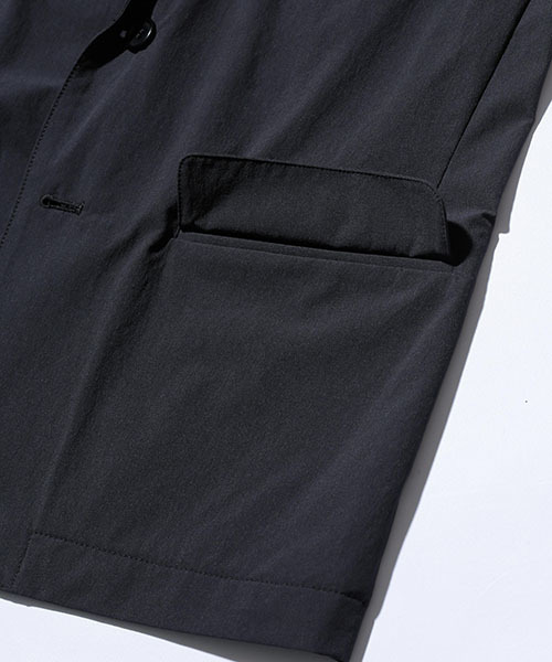 MR.OLIVE（ミスターオリーブ）の「COOL TOUCH 4WAY STRETCH NYLON / 2B NOTCHED LAPEL JACKET（テーラードジャケット・メンズ・ベージュ/グリーン/ブラック・LARGE/MEDIUM/SMALL）」の4枚目の写真