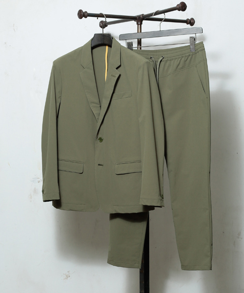 MR.OLIVE（ミスターオリーブ）の「COOL TOUCH 4WAY STRETCH NYLON / 2B NOTCHED LAPEL JACKET（テーラードジャケット・メンズ・ベージュ/グリーン/ブラック・LARGE/MEDIUM/SMALL）」の18枚目の写真