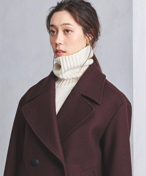 【期間限定】UNITED ARROWS マリンコート ピーコート ブラウン UNITED ARROWS（ユナイテッドアローズ）の「UWSC マリンコート