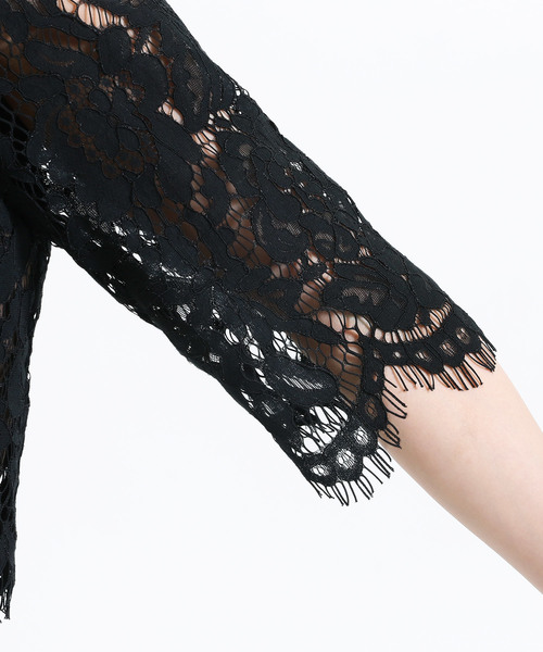 PourVous(プールヴー)の「七分袖&ロング ワンピースドレス フィッシュテール 大きいサイズ 結婚式 フォーマル オケージョンドレス お呼ばれ 二次会 成人式 (ドレス・レディース・ネイビー/カーキ・M/L/XL/XXL/S/4L)」の22枚目の写真