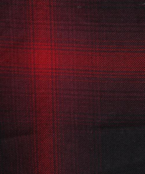coen（コーエン）の「オンブレチェックシャツガウン（その他アウター・メンズ・ブラック/レッド・LARGE/MEDIUM/SMALL）」の14枚目の写真